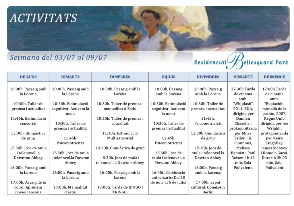 activitats B 3 juliol